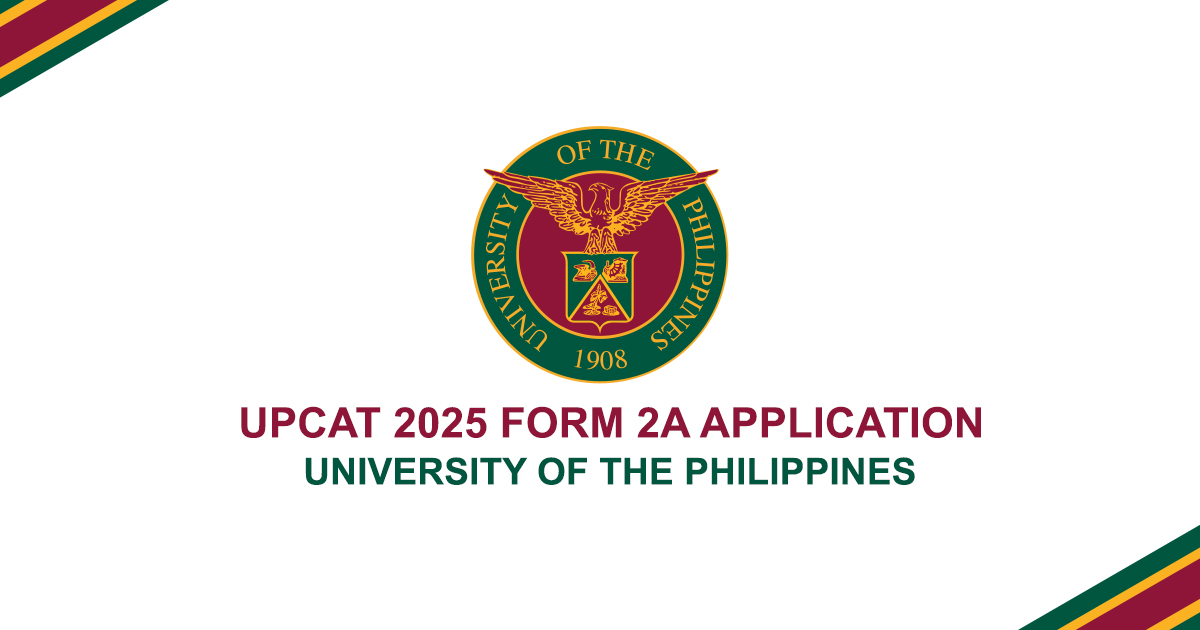 UPCAT Form 2A Application